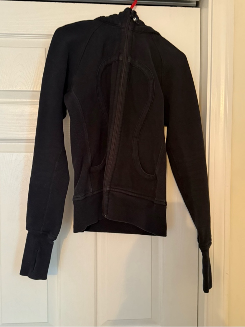 lululemon athletica Black Bomber-Style Zip Jacket